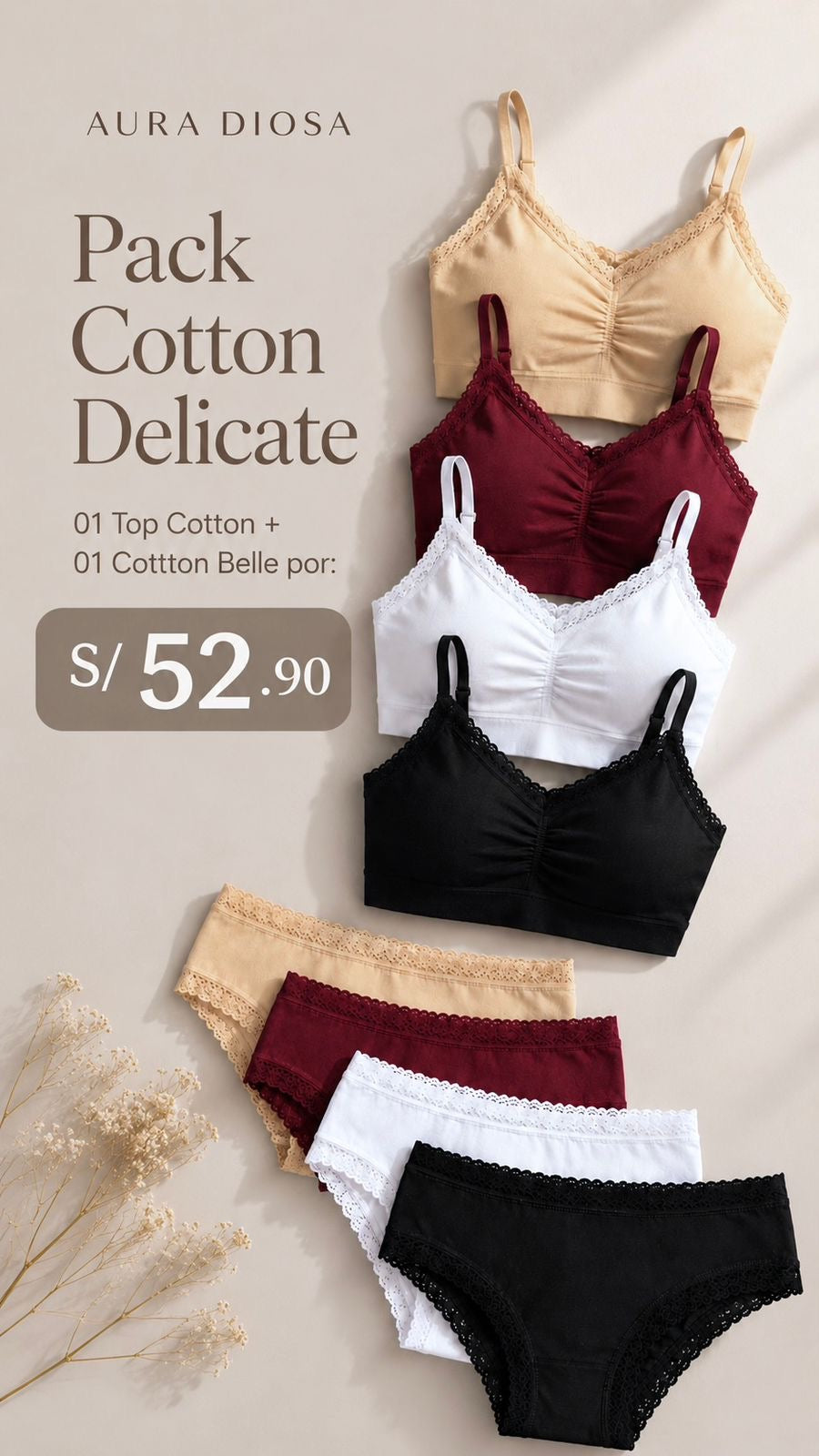 Pack Cotton Delicate